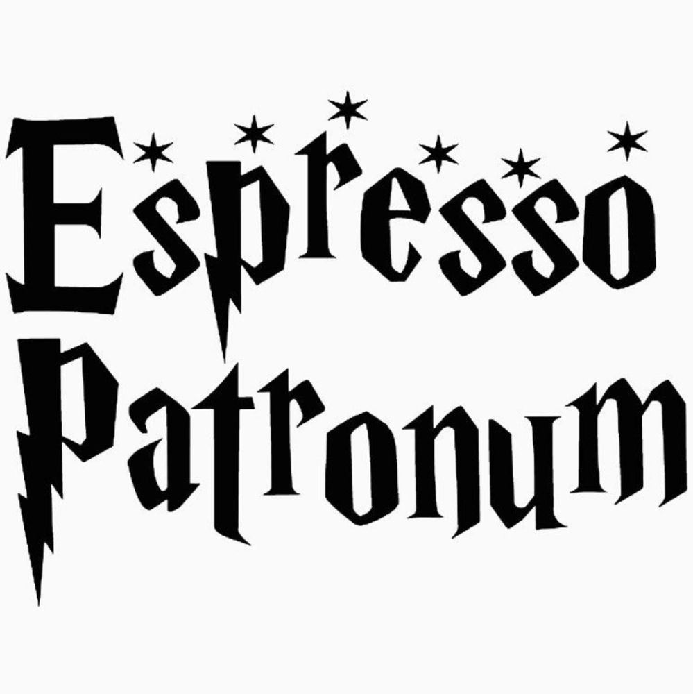 Espresso Patronum Harry Potter Decal